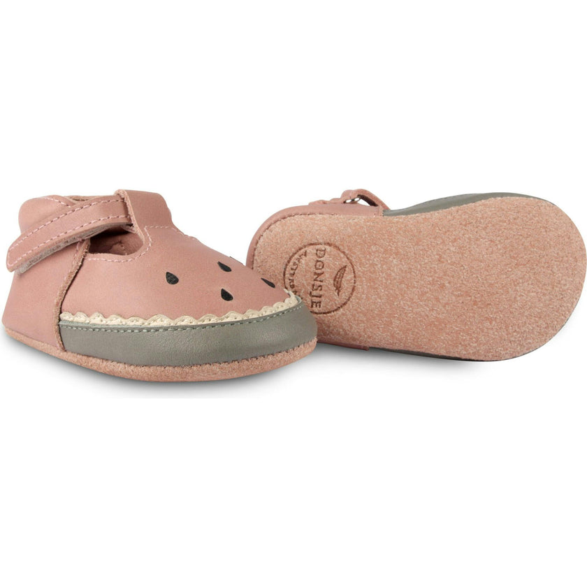 Nanoe Watermelon Classic Leather T-Bar Shoes