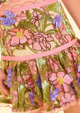 Bonnie Embroidered Mini Skirt