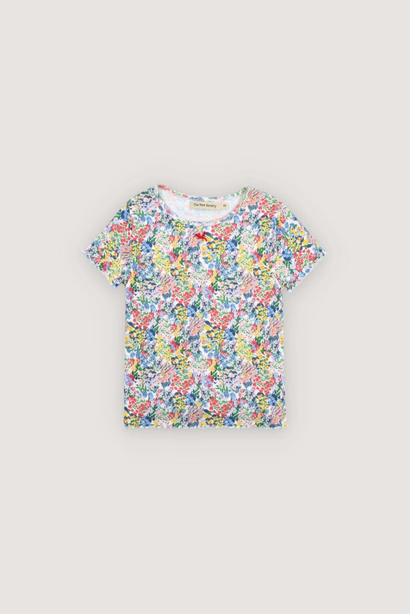 TNS Rib Tee Verbena Print