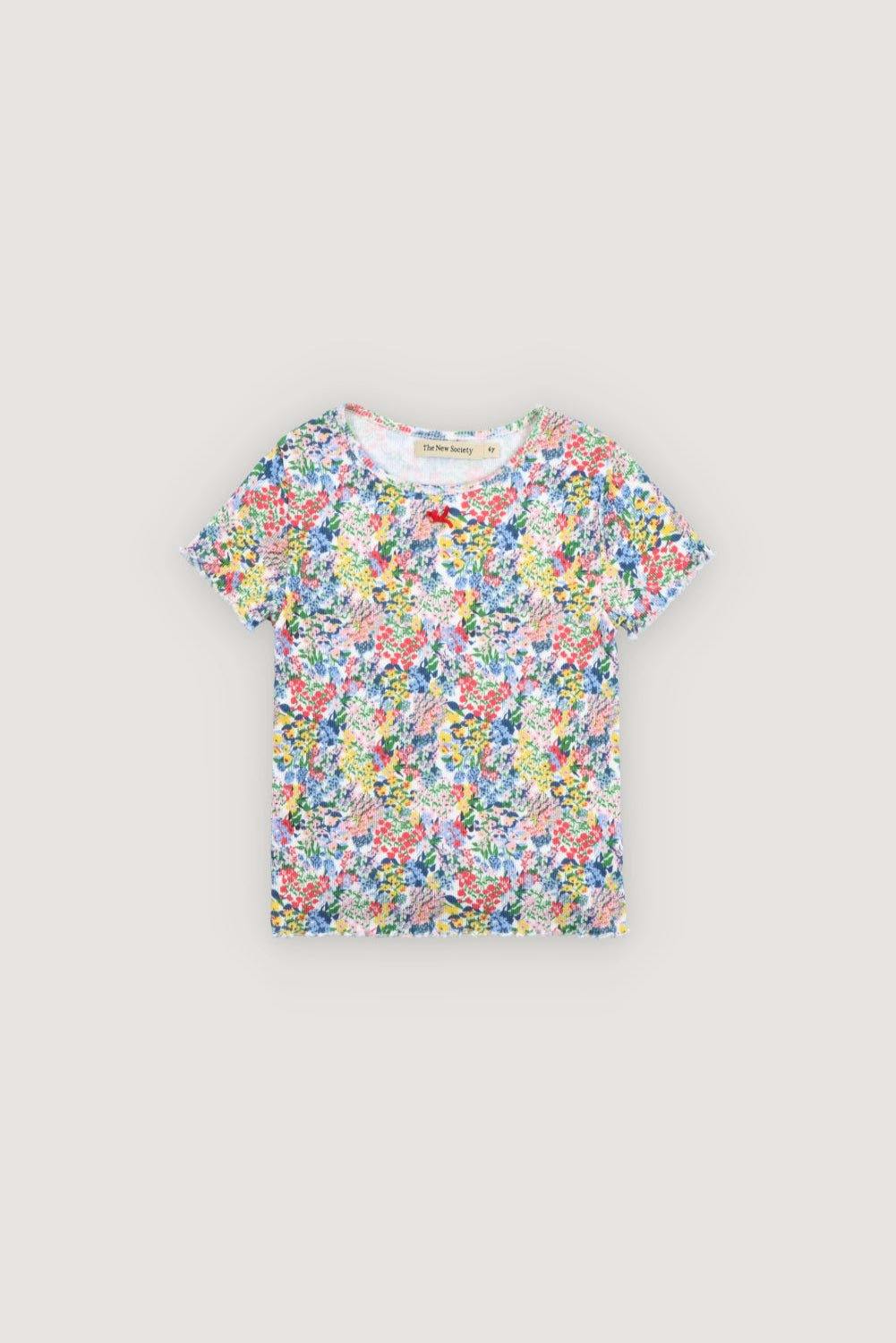 TNS Rib Tee Verbena Print