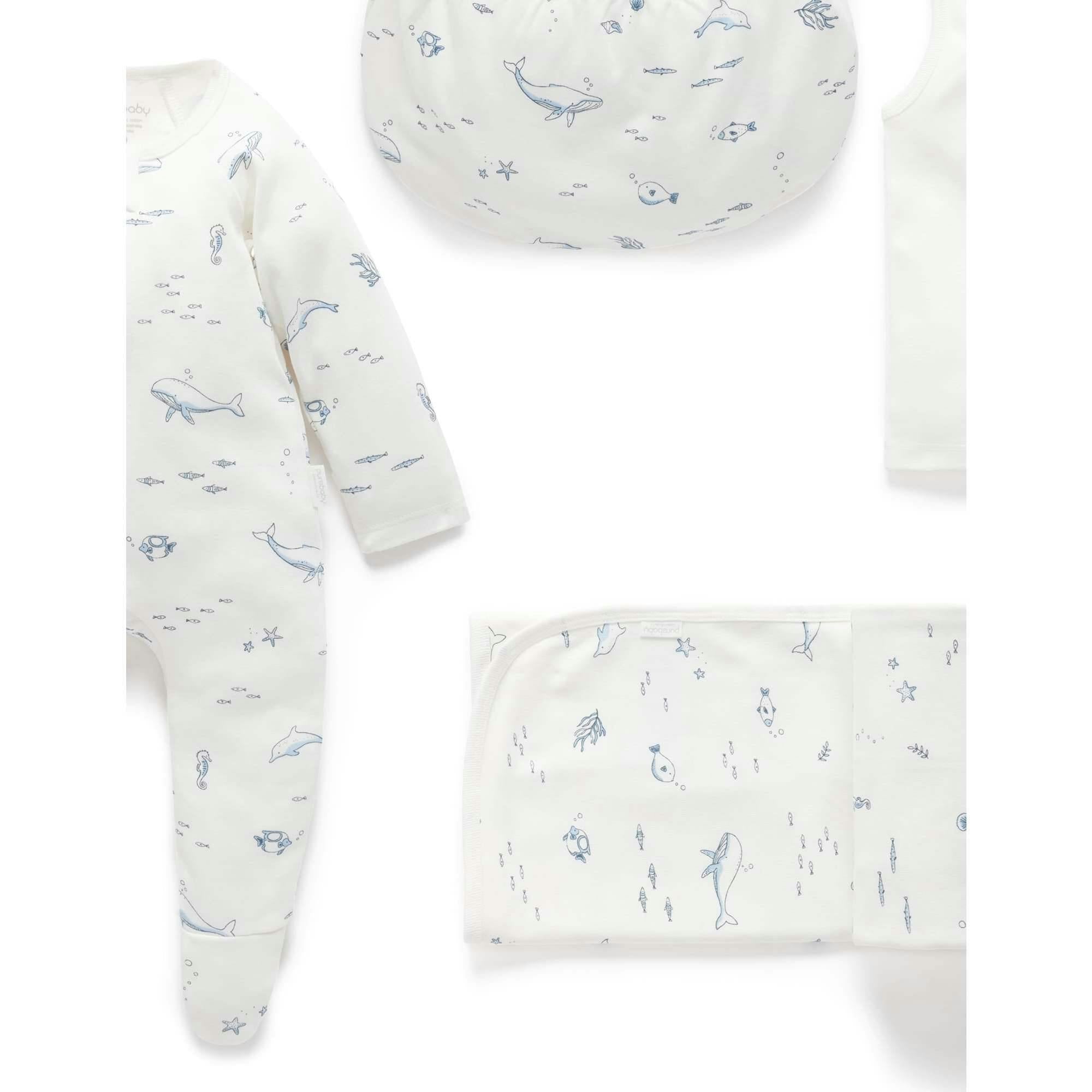 Newborn Hospital Pack Vanilla Nautical Pack