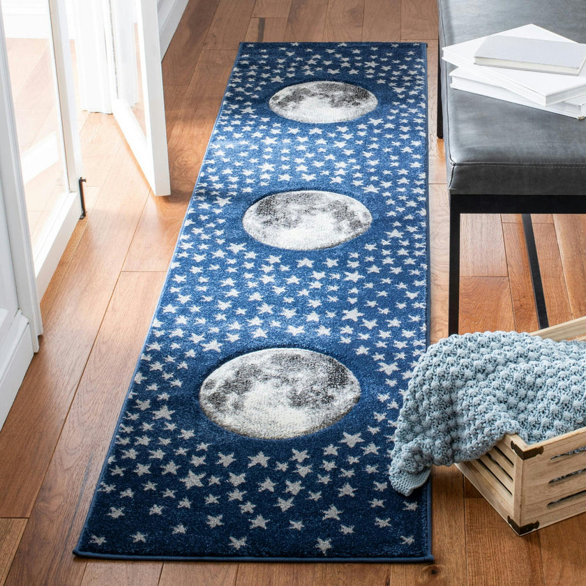 Carousel Kids Buzz Rug, Navy