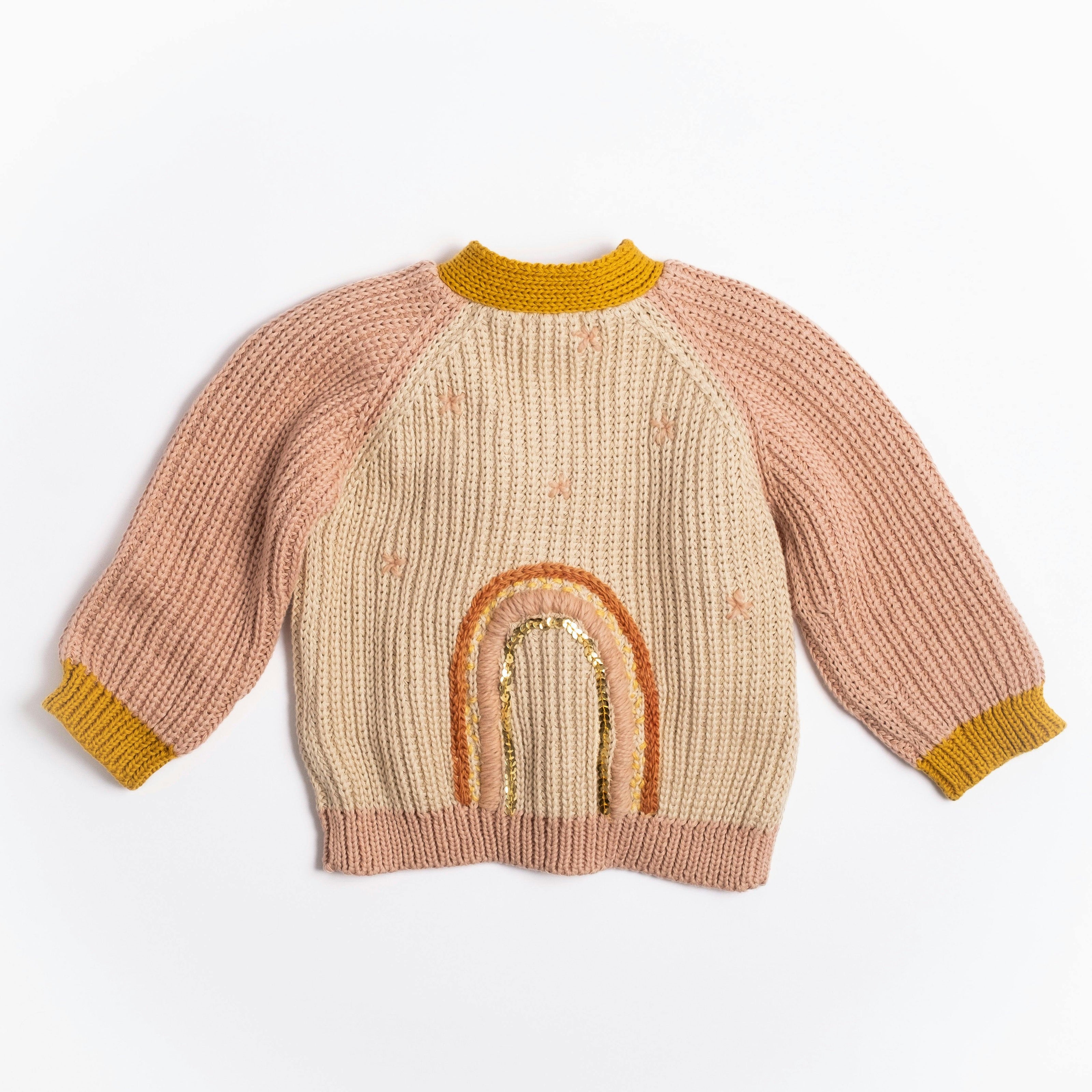 Rainbow Cardigan in Multicolor