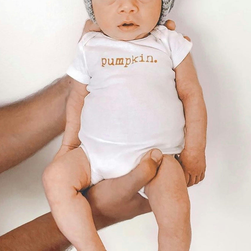 Pumpkin Organic Baby Bodysuit