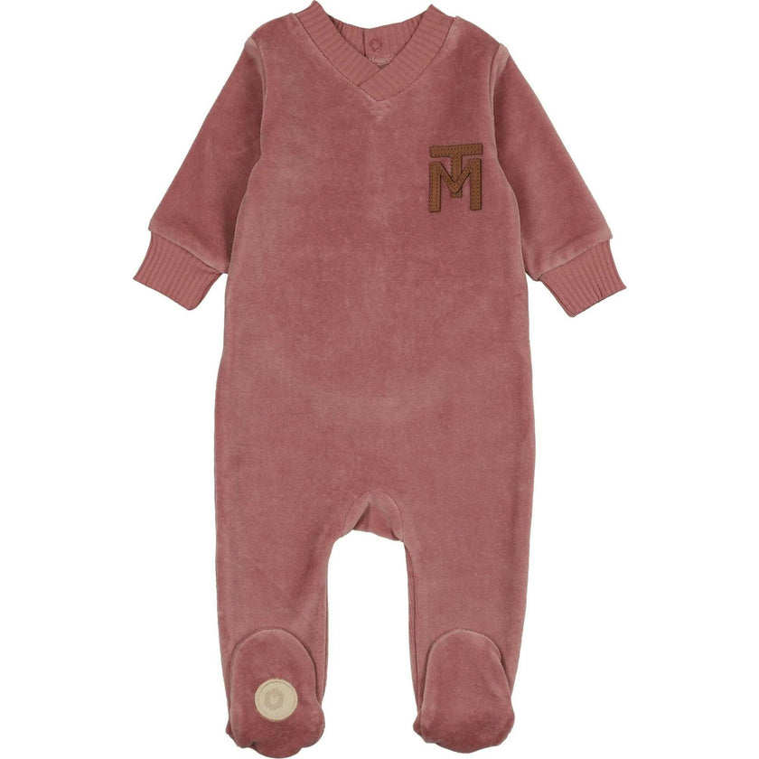 V-Neck Emblem Footie