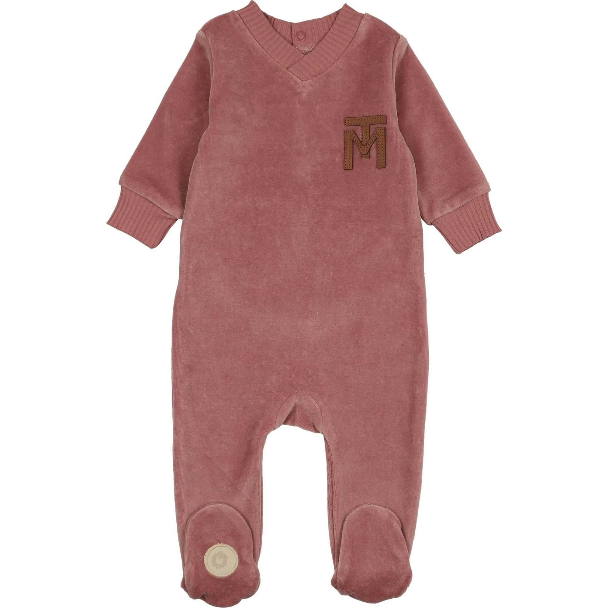 V-Neck Emblem Footie