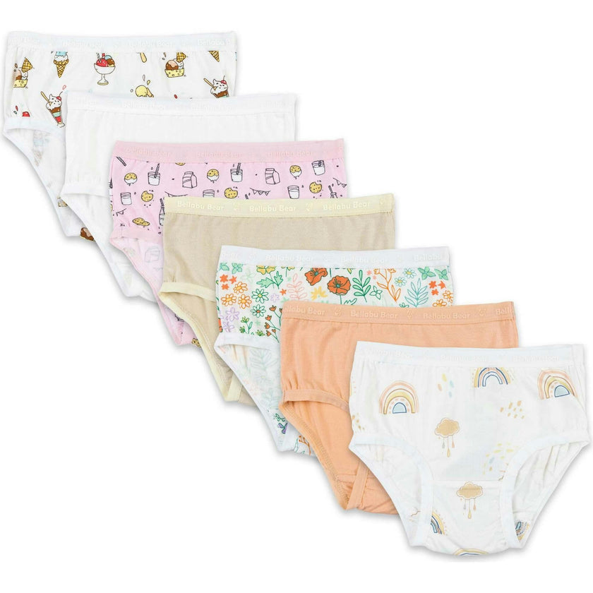 Core 4 Girl's Bamboo Underwear 7-Pack