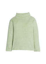 Stretchy Ribbed Long Sleeve Turtleneck Sweatshirt