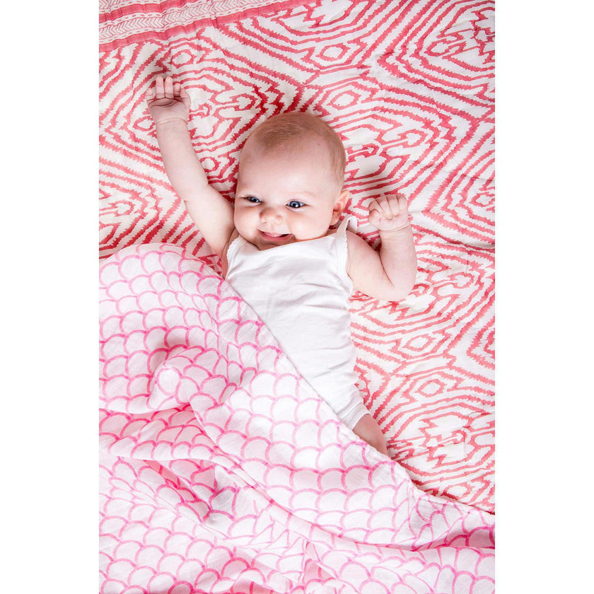 Organic Cotton Muslin Swaddle
