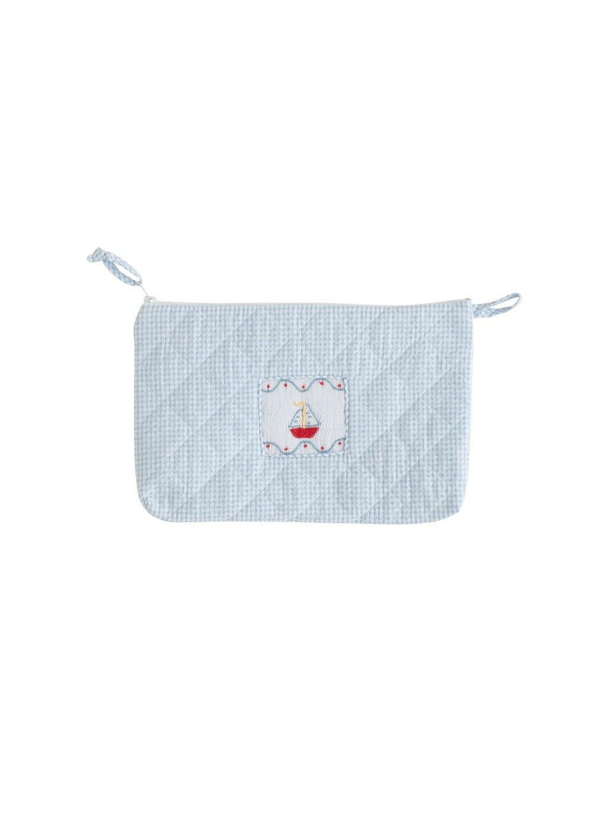 Quilted Luggage - Sailboat