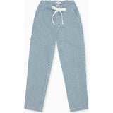 Blue Stripe Andreas Boy Cotton Trousers
