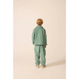 Corduroy Cropped Shacket in Teal Tambourine