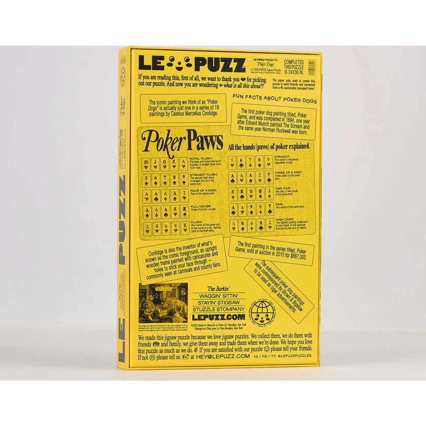 Poker Dogs Puzzle