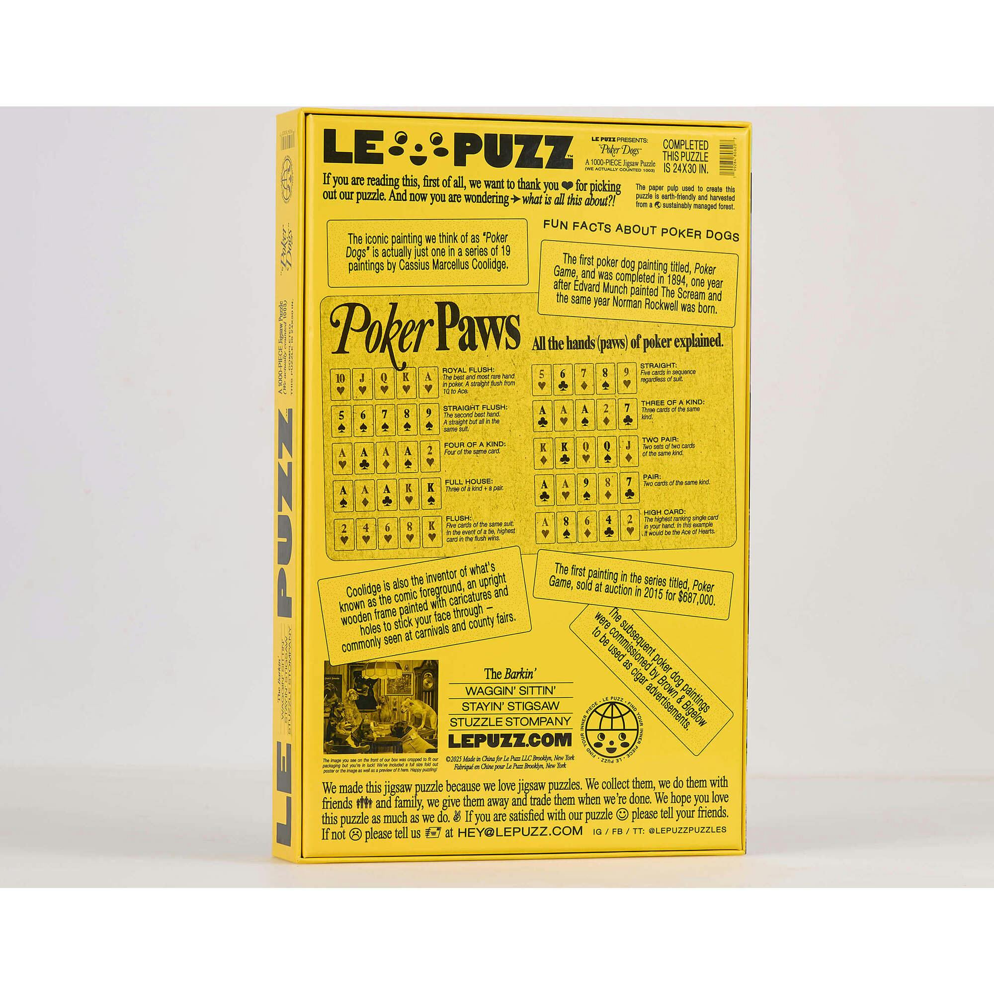 Poker Dogs Puzzle