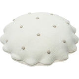 Round Knitted Biscuit Cushion