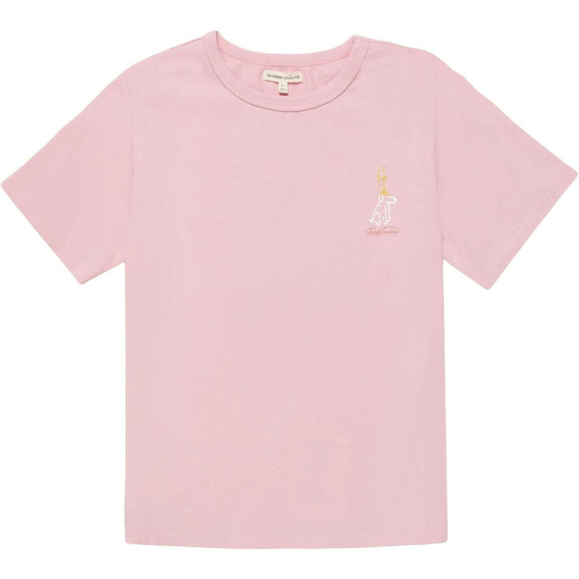Organic Weekend Tee in Rhapsody Rose