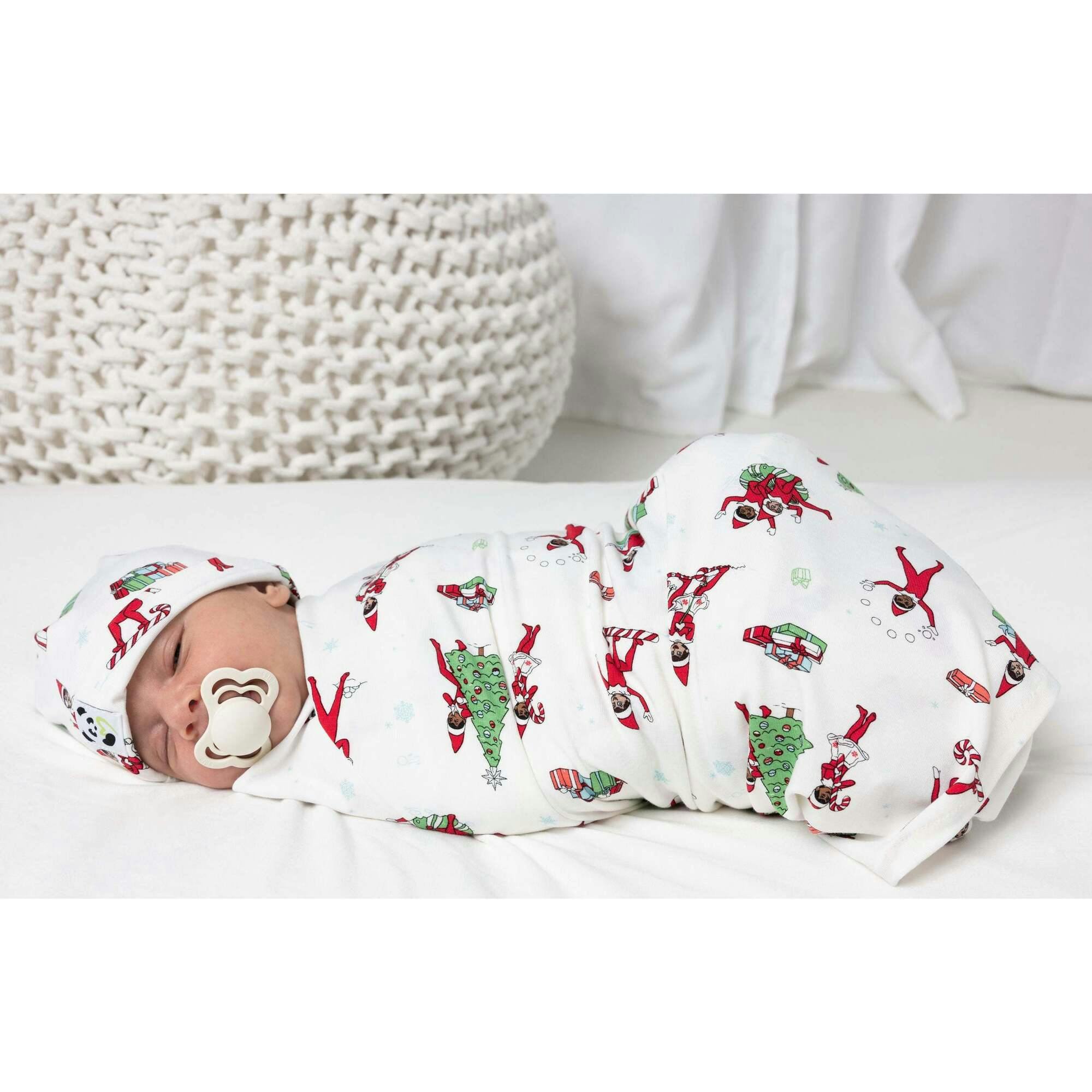 The Elf On The Shelf Bamboo Swaddle & Beanie Set