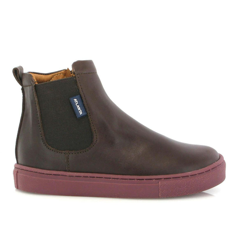 Sneaker Boots, Smooth Dark Brown
