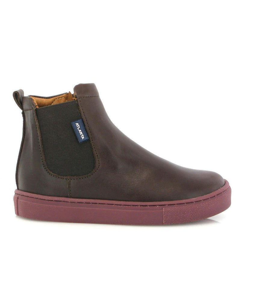 Sneaker Boots, Smooth Dark Brown