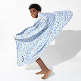 Easter Blue Bamboo Sherpa Blanket