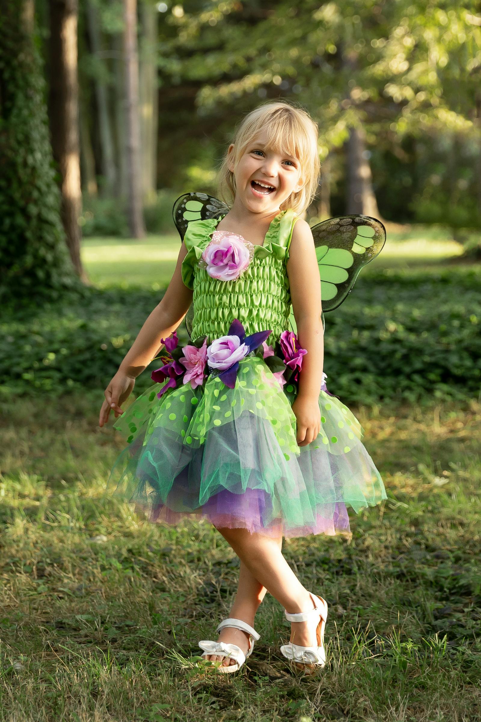 Fairy Blooms Deluxe Dress & Wings