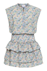 Drew Dress Coral Floral