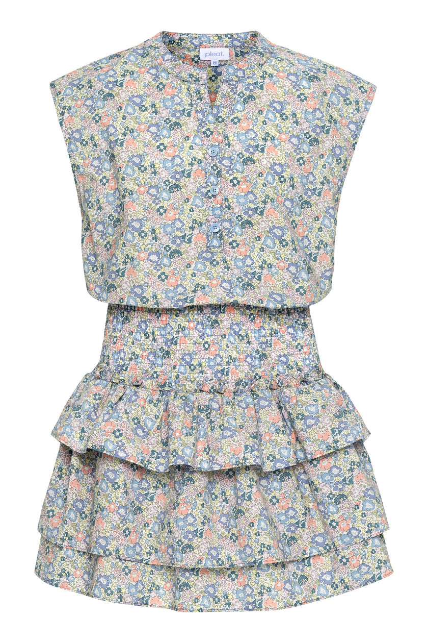 Drew Dress Coral Floral