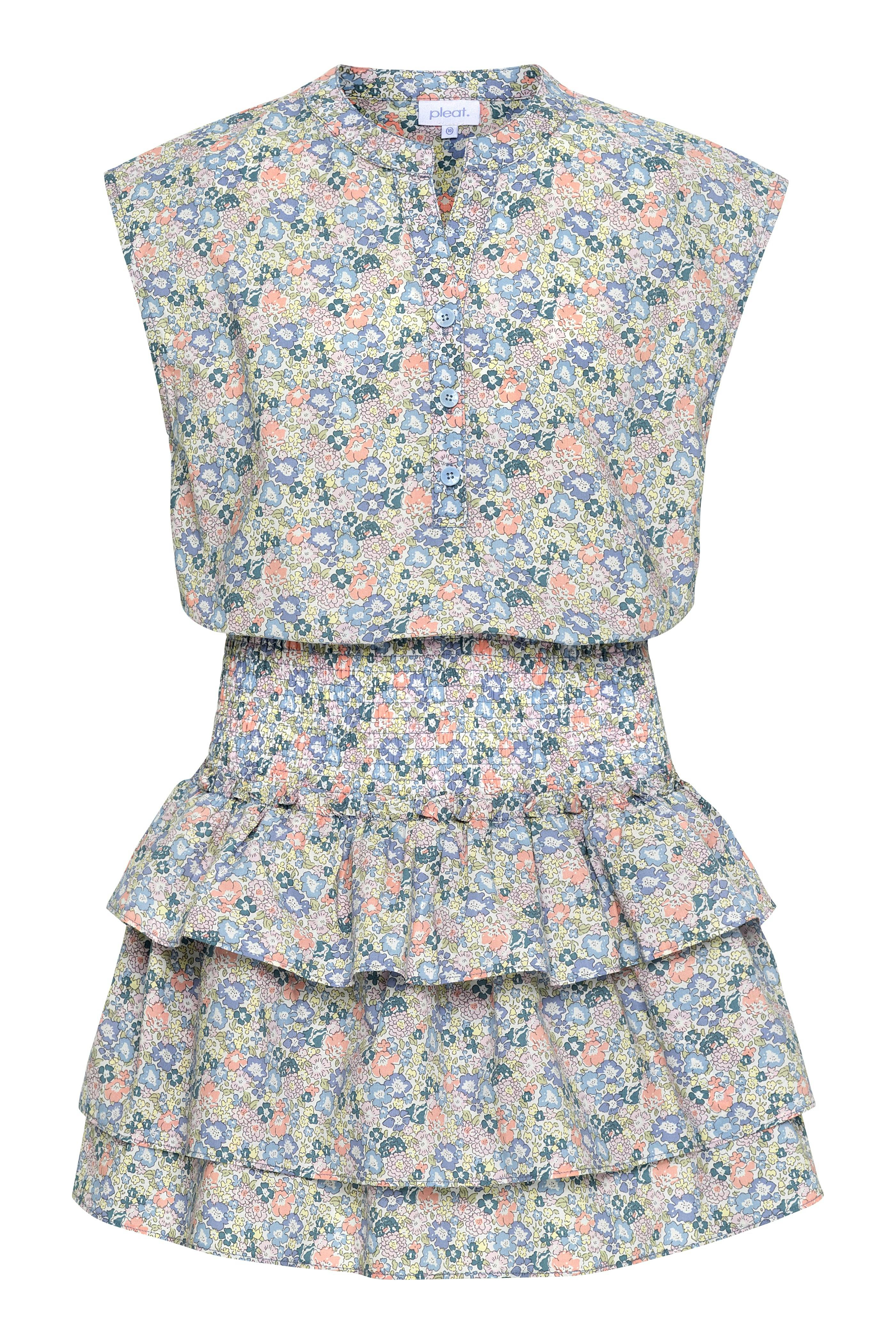 Drew Dress Coral Floral