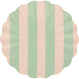 Stripy Reusable Bamboo Small Plates
