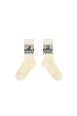 Raw White Snail Socks