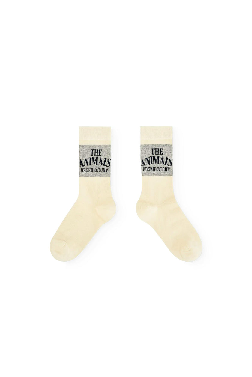 Raw White Snail Socks
