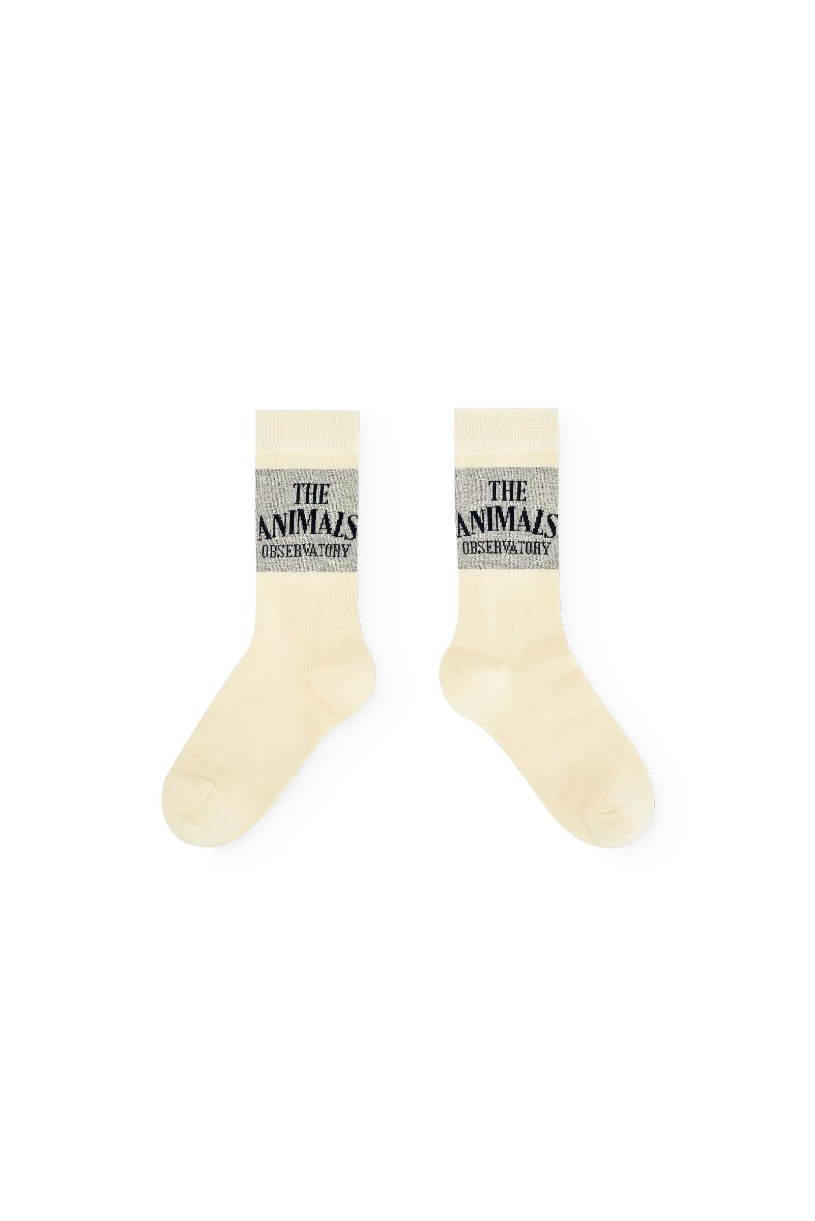 Raw White Snail Socks