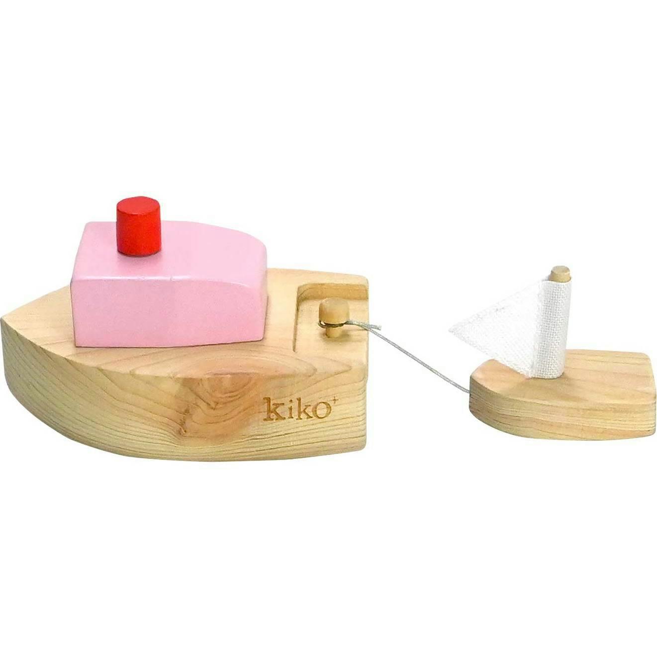 Ofune wind-up wooden boat