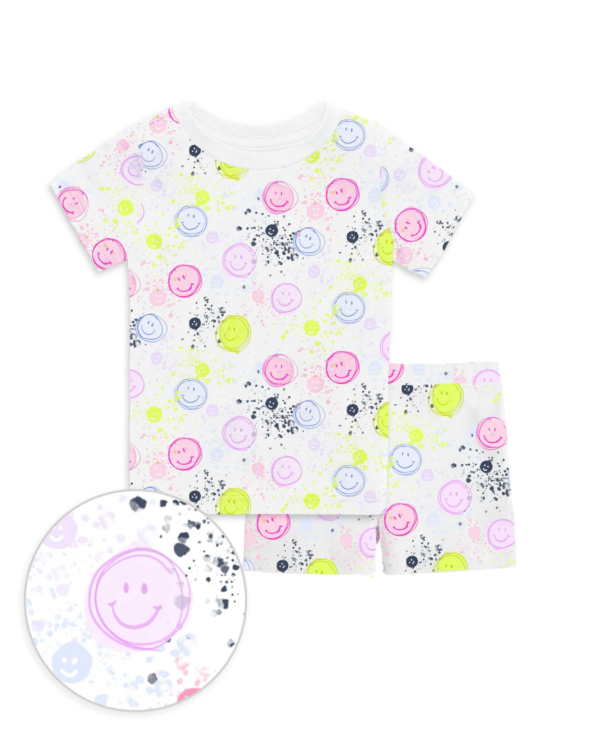 The Organic Short Sleeve Pajama Set [Smile]