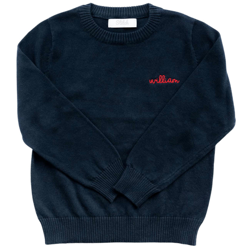 Personalized Embroidered Crewneck Sweater