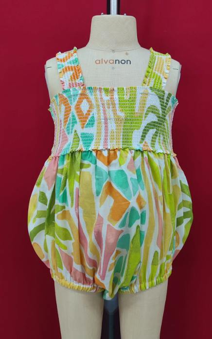 The Desert Island - Girls Bubble Romper
