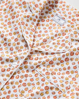 Women's Pima Short Sleeve Short Set in Pumpkin Patch