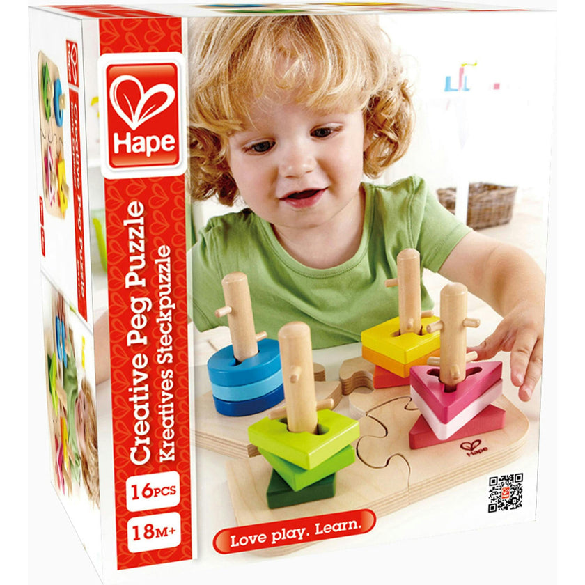 Creative Wooden Peg Puzzle