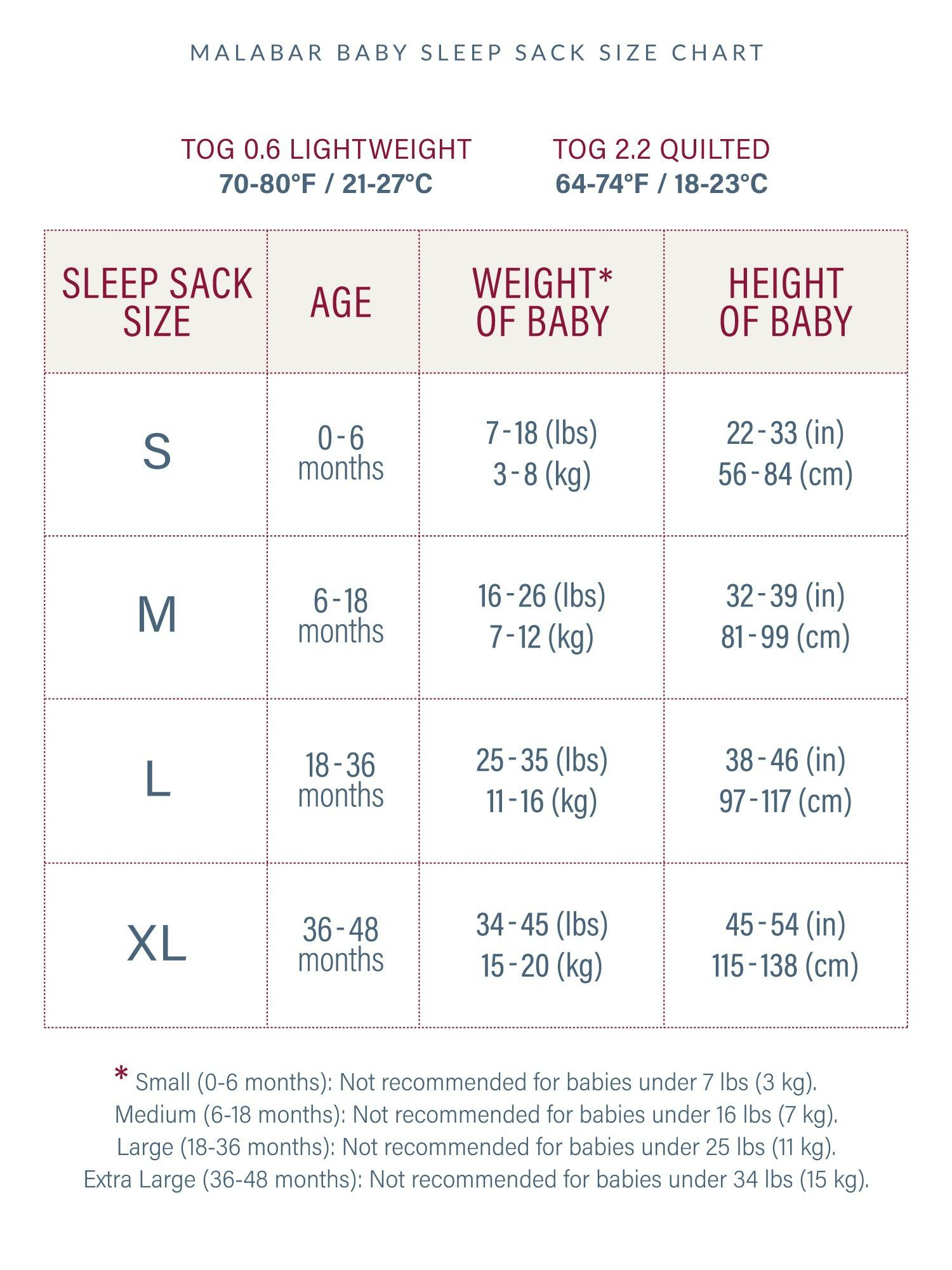 TOG 2.2 (Quilted) Wearable Blanket Baby Sleep Sack