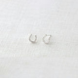 Horseshoe Crystal Stud Earrings
