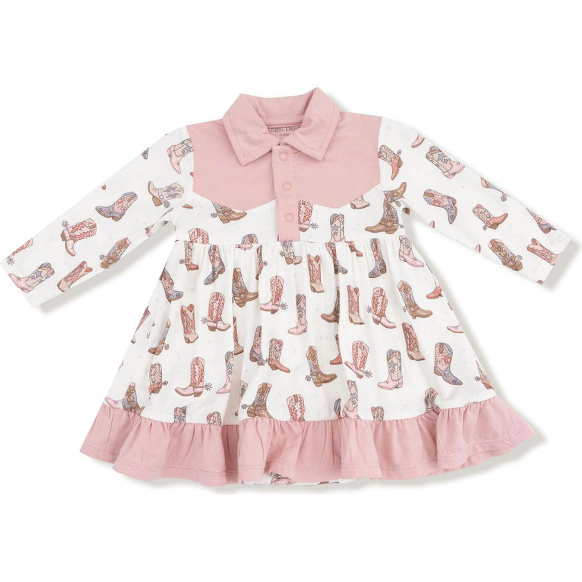Future Cowgirl - Long Sleeve Cowgirl Bodysuit Dress