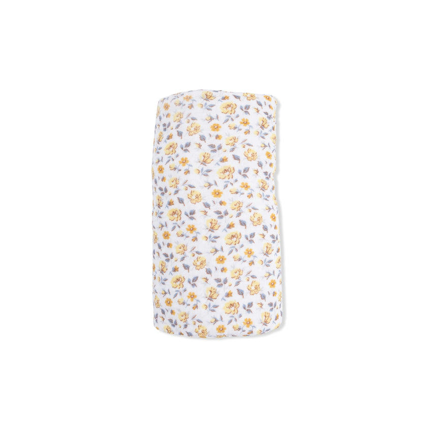 Yellow Country Roses - Swaddle Blanket