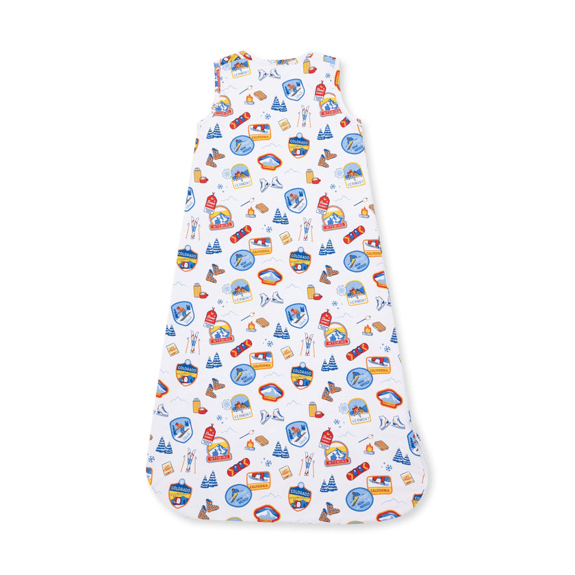 Vintage Ski Patches - Sleep Bag
