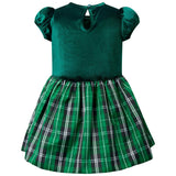Velvet Check Party Dress