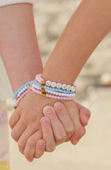 Pretty in Pink Hearts Bracelet Set
