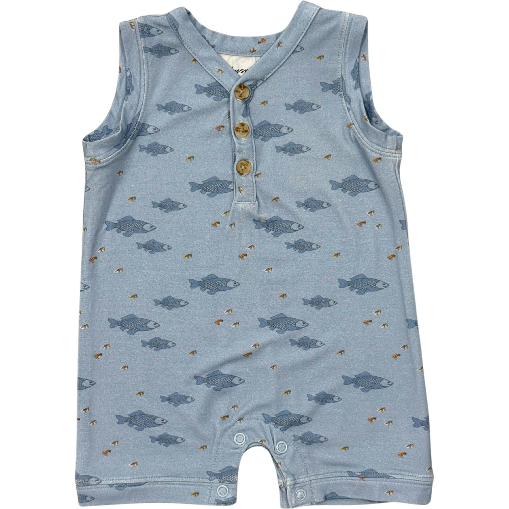 Boy's Sleeveless Romper