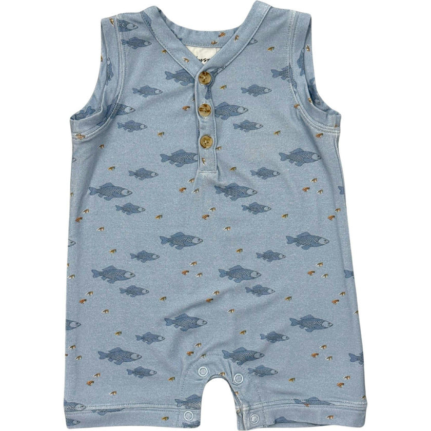 Boy's Sleeveless Romper
