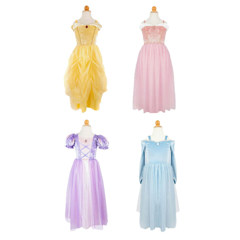 The Velvety Soft Deluxe Princess Gowns 4pc Bundle