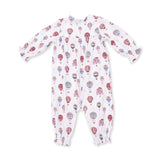 Hot Air Balloon - Smocked Long Sleeve Romper