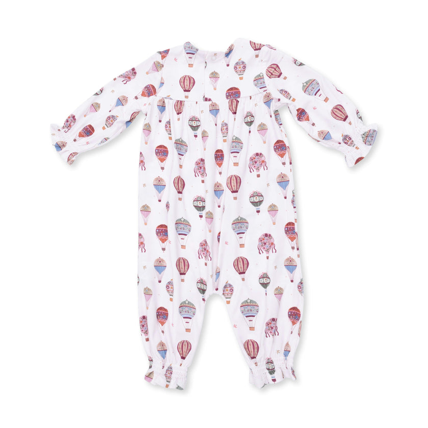 Hot Air Balloon - Smocked Long Sleeve Romper